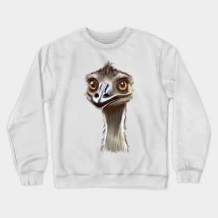 Cute Emu Drawing Crewneck Sweatshirt